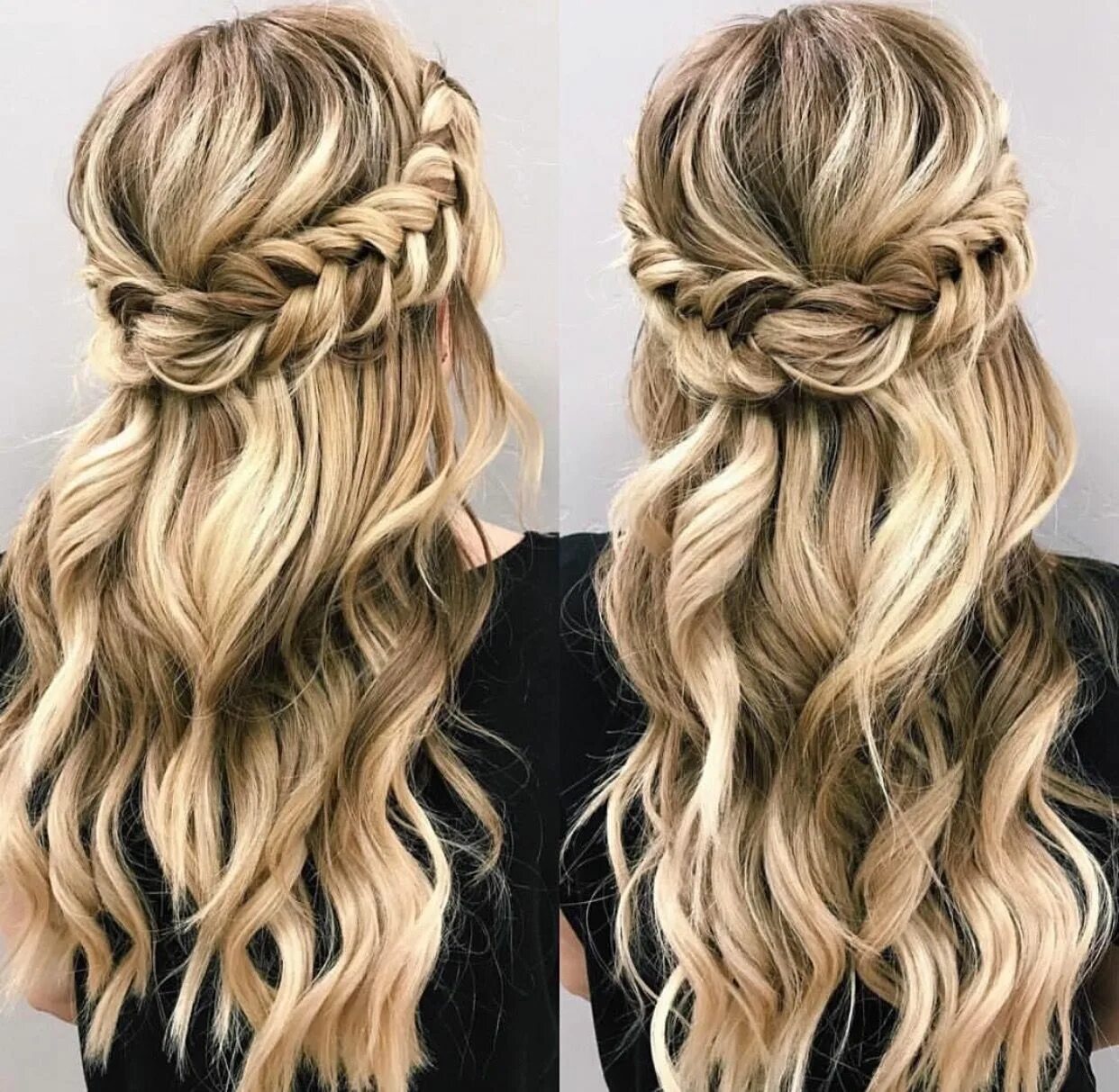 Прически с косой с распущенными волосами Pin on Hair Down hairstyles, Wedding hairstyles, Hair styles