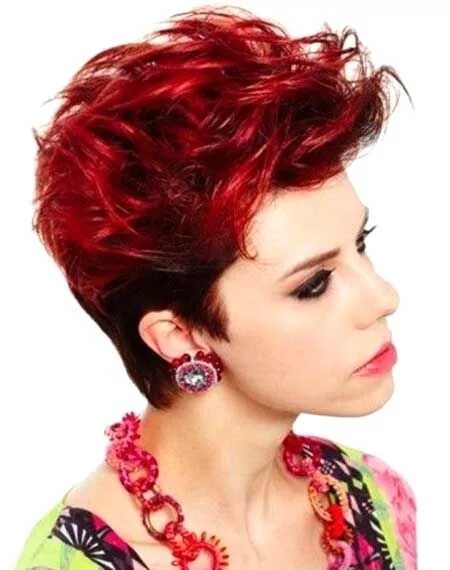 Прически с красными волосами короткие 17 Latest Hair Color Trends for 2015 - Pretty Designs Short red hair, Short hair