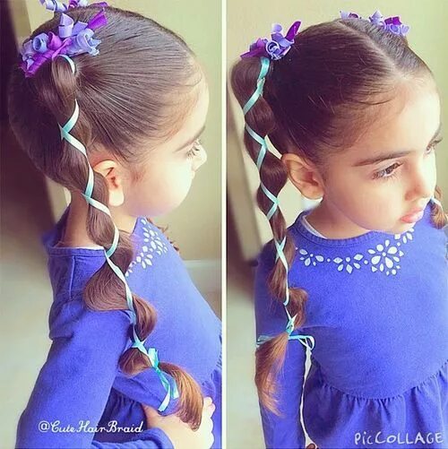 Прически с ленточками для девочек Pin on babygirl hairstyles