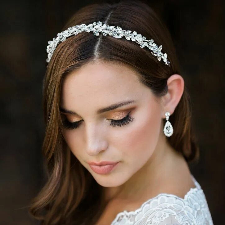 Прически с ободком HB1910 Headbands in 2022 Wedding hair accessories, Bridal headband, Head accesso