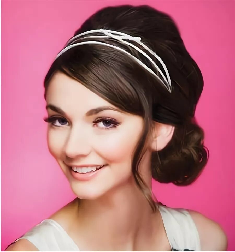 Прически с ободком для женщин #HairStyles Best Hairstyles Ideas : Headband bun Hairstyles Headband hairstyles,