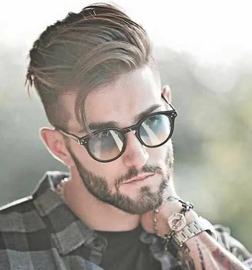 Прически с очками 37 Trending Medium Cut Hairstyles For Men Мужские стрижки, Бороды и волосы, Прич