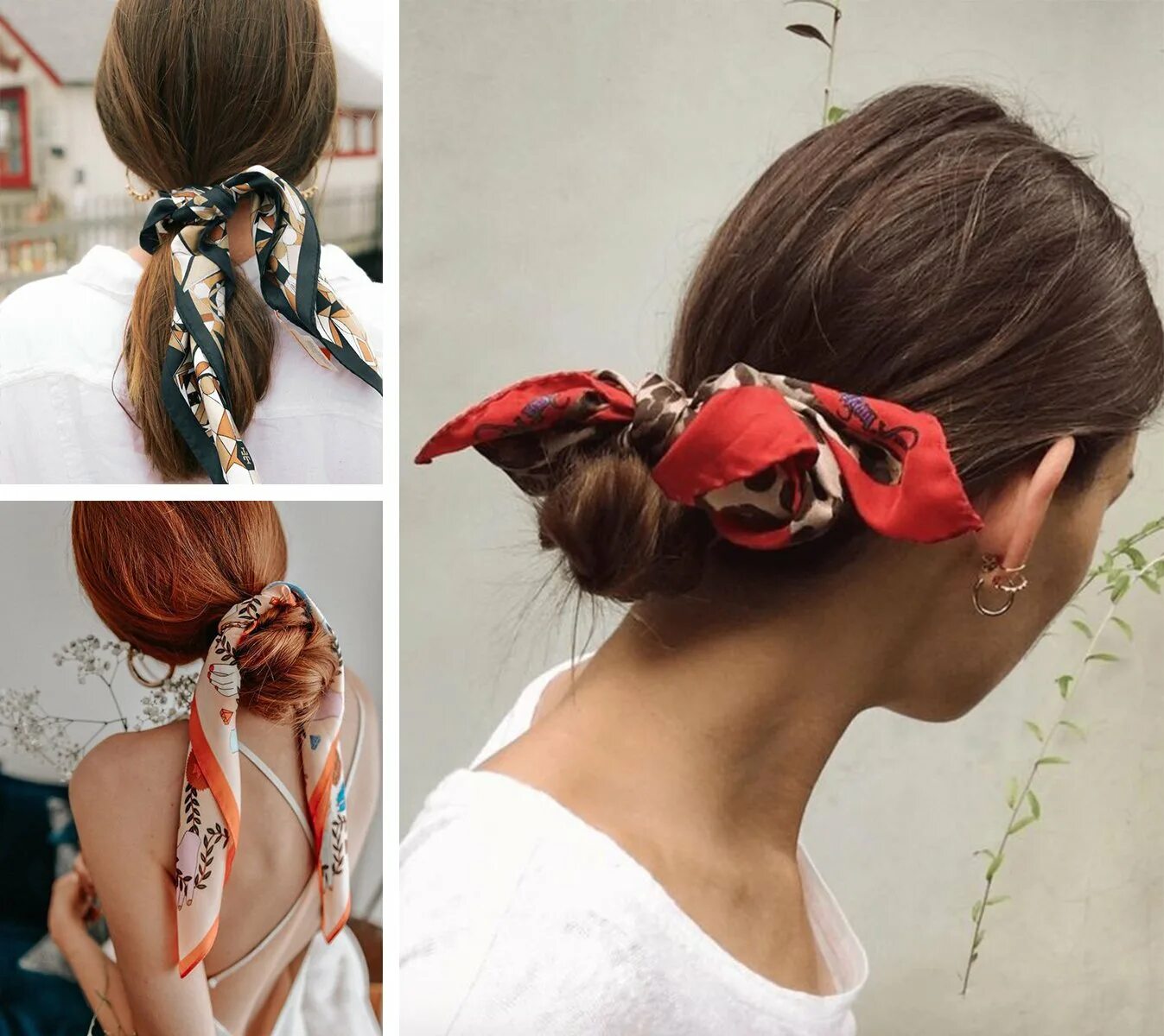 The Prettiest Hair Scarf Styles For This Summer - DIY Darlin' Bow hairstyle, Hea