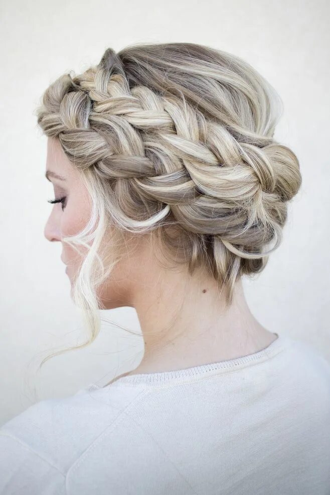 Прически с плетением на короткие wedding hair ideas Happily ever after Hair styles, Braided hairstyles, Unique br