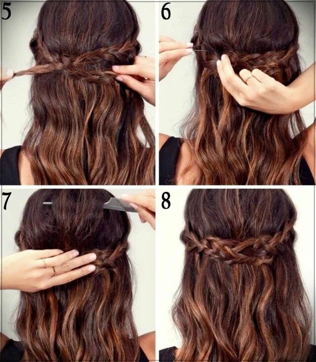 Прически с распущенными волосами легкие самой DIY Hairstyles: 40 Tutorials to be done in a short time Acconciature, Acconciatu