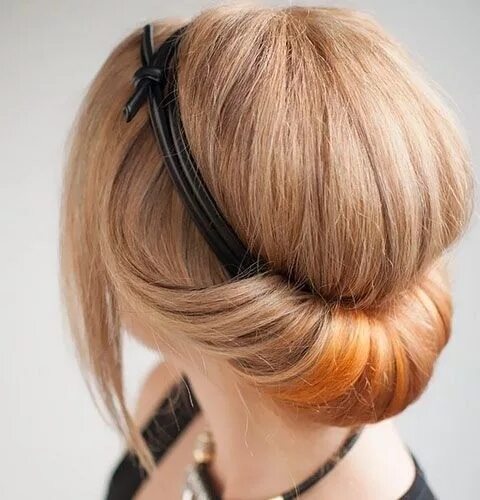 Прически с резинкой для волос 18 Pretty Updos for Short Hair: Clever Tricks with a Handful of Hairgrips! Women