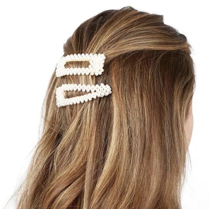 Прически с заколками Triangle Pearl Snap Hair Clip Triangle Pearl Snap +#Clip #Hair #pearl #Snap #Tri