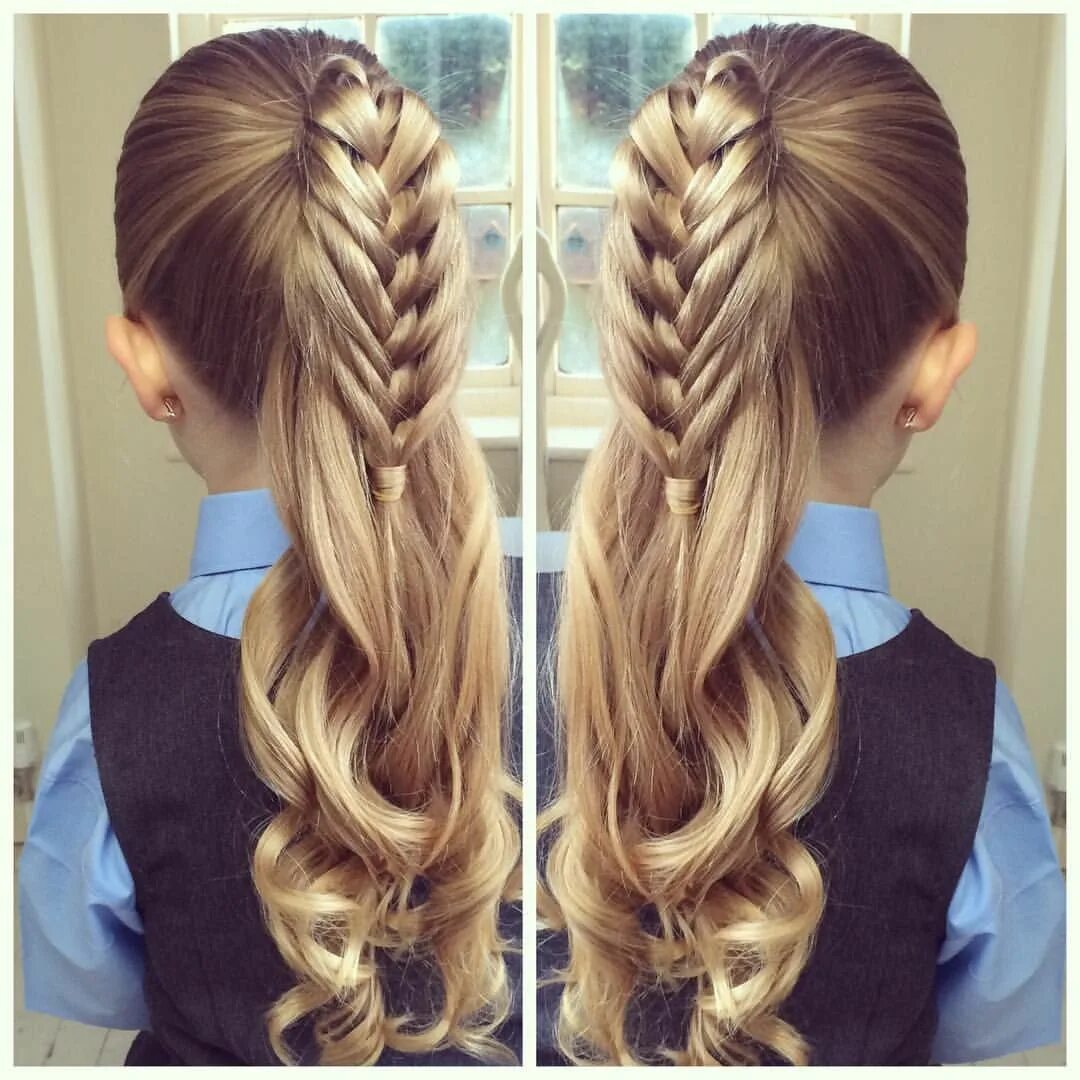 Прически школу самой Instagram photo by Beth Belshaw * Sep 24, 2015 at 10:23am UTC Kids hairstyles, C