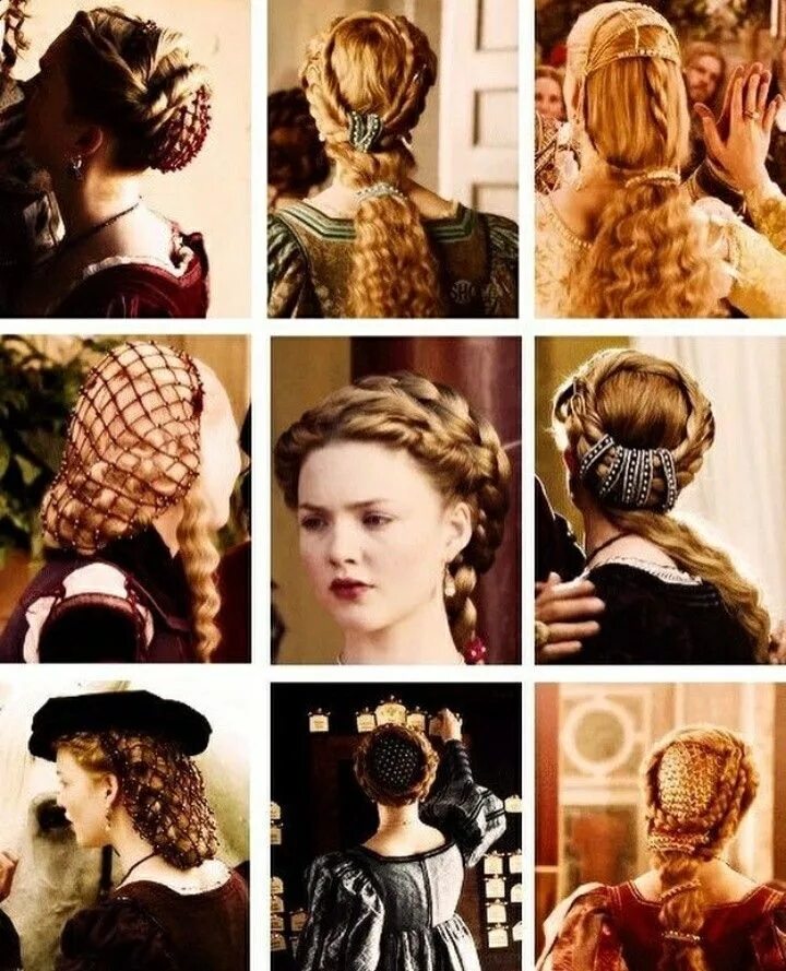 Прически средневековья Pin by Ren Malfoy on TV&Movies Renaissance hairstyles, Historical hairstyles, Me