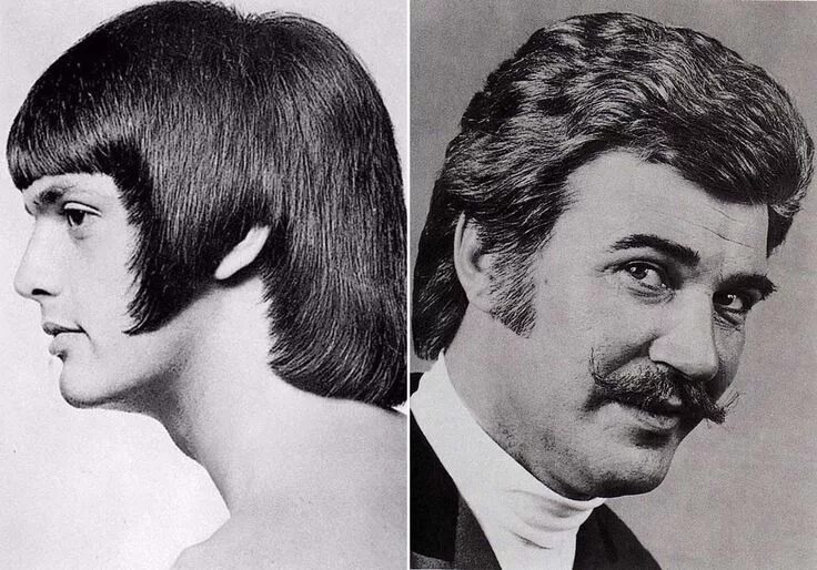 Прически ссср мужские Romantic men’s hairstyle from the 1960s–1970s Long hair styles men, 1970s hairst