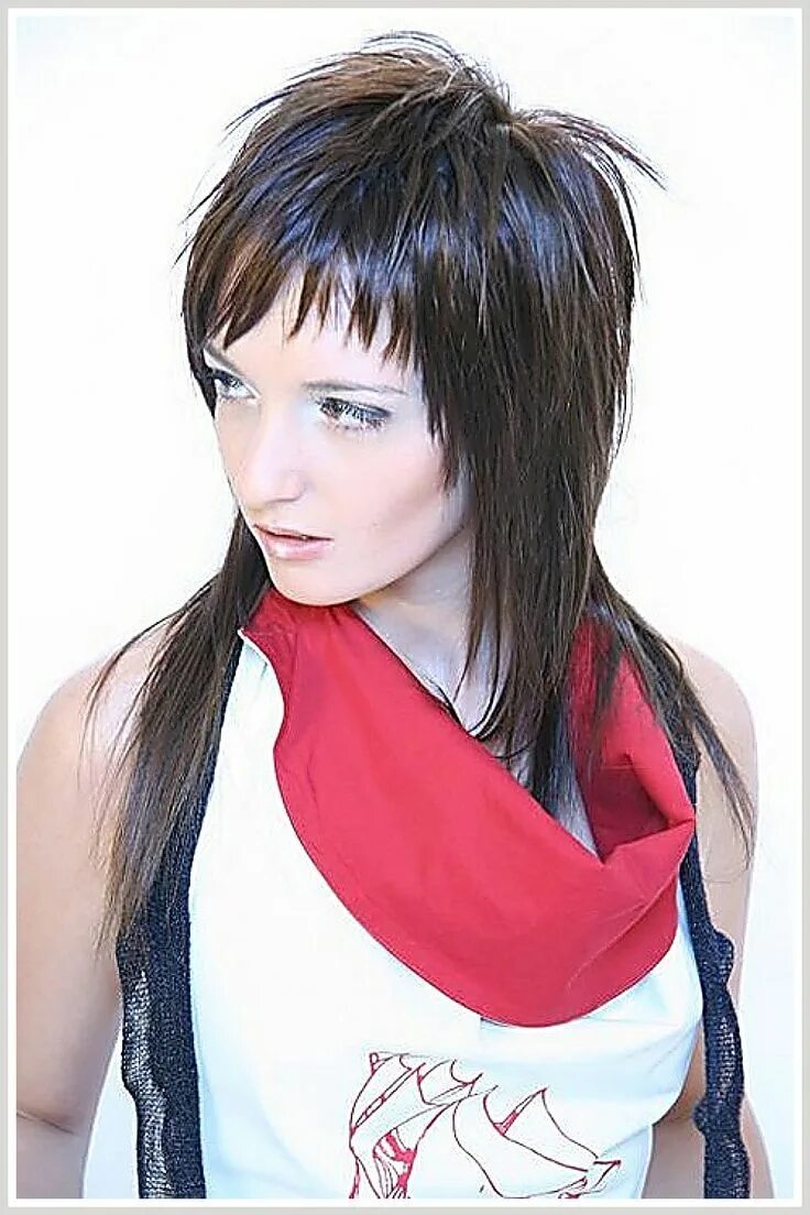 Прически сверху коротко снизу длинные волосы Amazon.com / Mullet Hairstyle / Mullet Wig Mullet wig, Human wigs, Mullet hairst