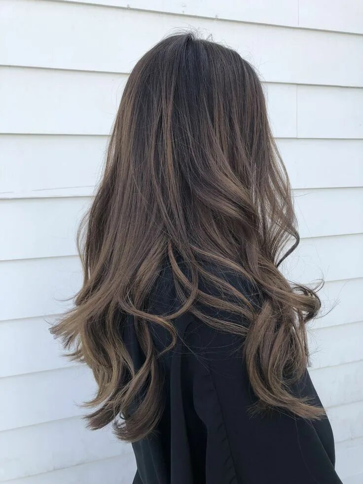 Прически темно русые волосы June saved to langhaar//pinterest Esi Braimah // - Brunette balayage hair, Balay