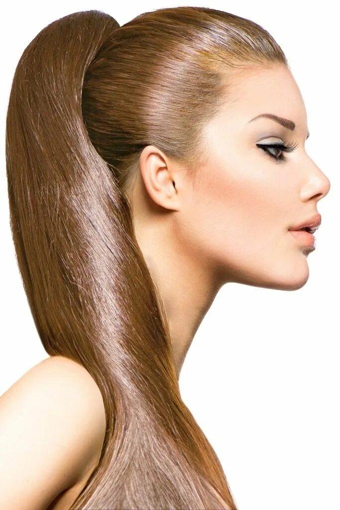 Прически узкие волосы 8 dirty blond Clip in hair extensions, Brown hair extensions, Ponytail extension