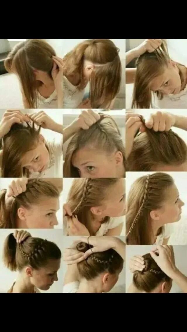 Прически в аквапарк на средние волосы Pin by Jezzika Williams on hair Braided hairdo, Cute braided hairstyles, Braided