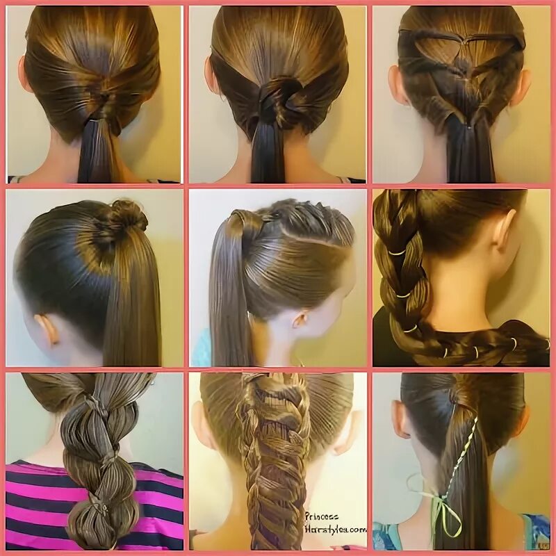 Прически в школу хвост 10 Easy Ponytail Hairstyles Ponytail hairstyles easy, Hairstyles for school, Lon