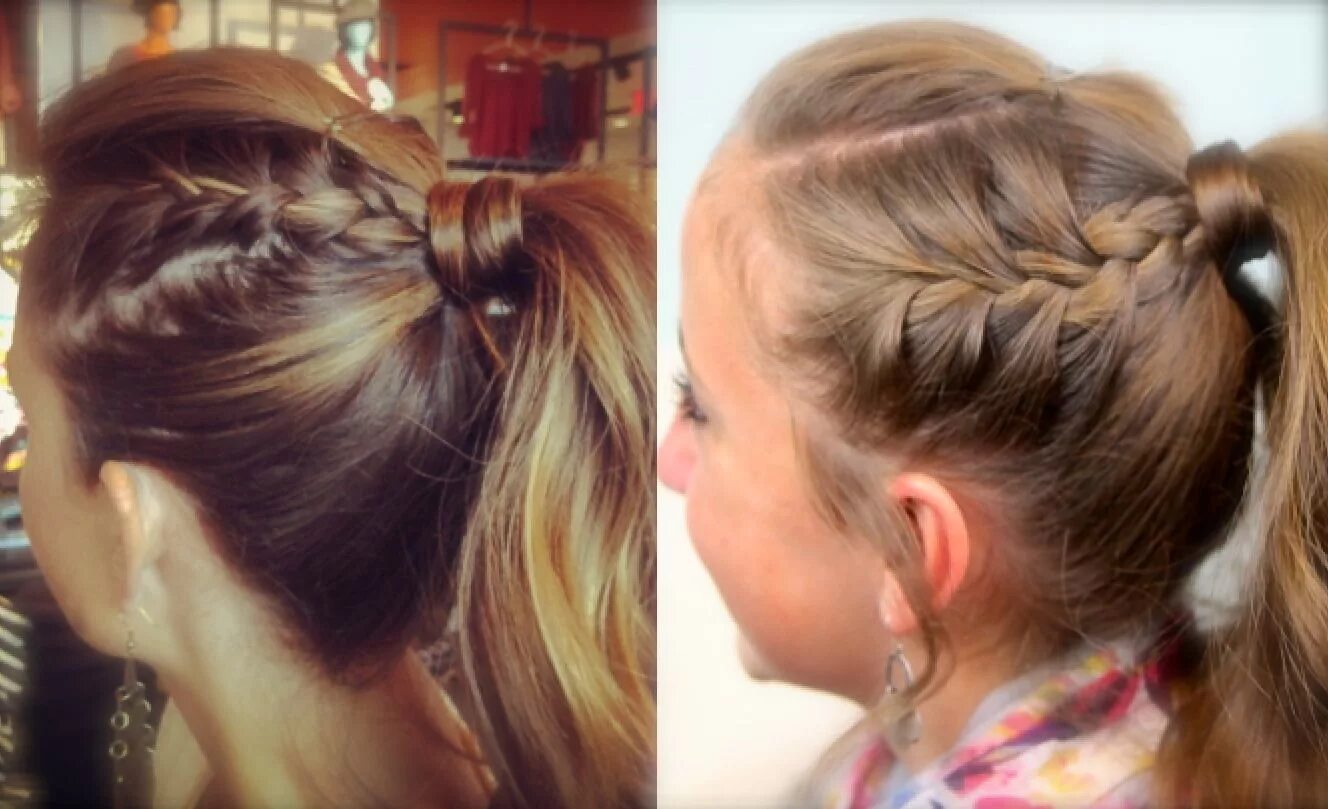 Прически в школу хвостик Double-Frenchbacks into High Pony Cute Ponytail Ideas Cute girls hairstyles, Lon