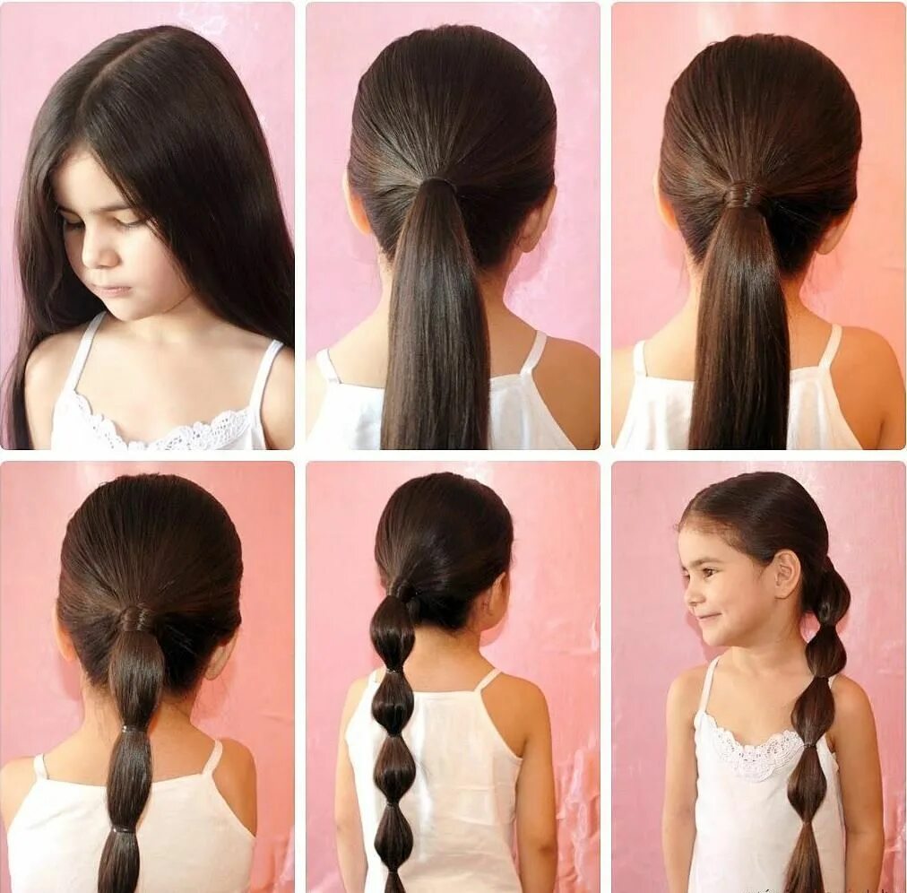 Pull-Thru Ponytail Cute Girls Hairstyles - YouTube