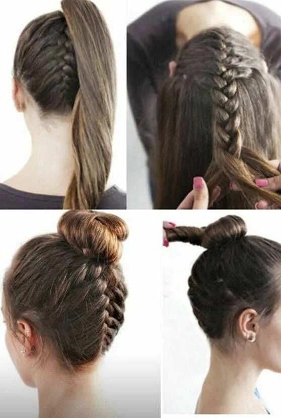 Прически в школу пошагово легкие Hairstyles Diy And Tutorial For All Hair Lengths 156 Fashion * DressFitMe Coiffu