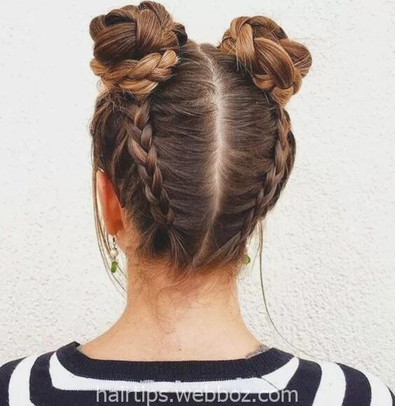 Braided updo for hair hair ideas #die for #geflocht Braided hairstyles updo, Laz