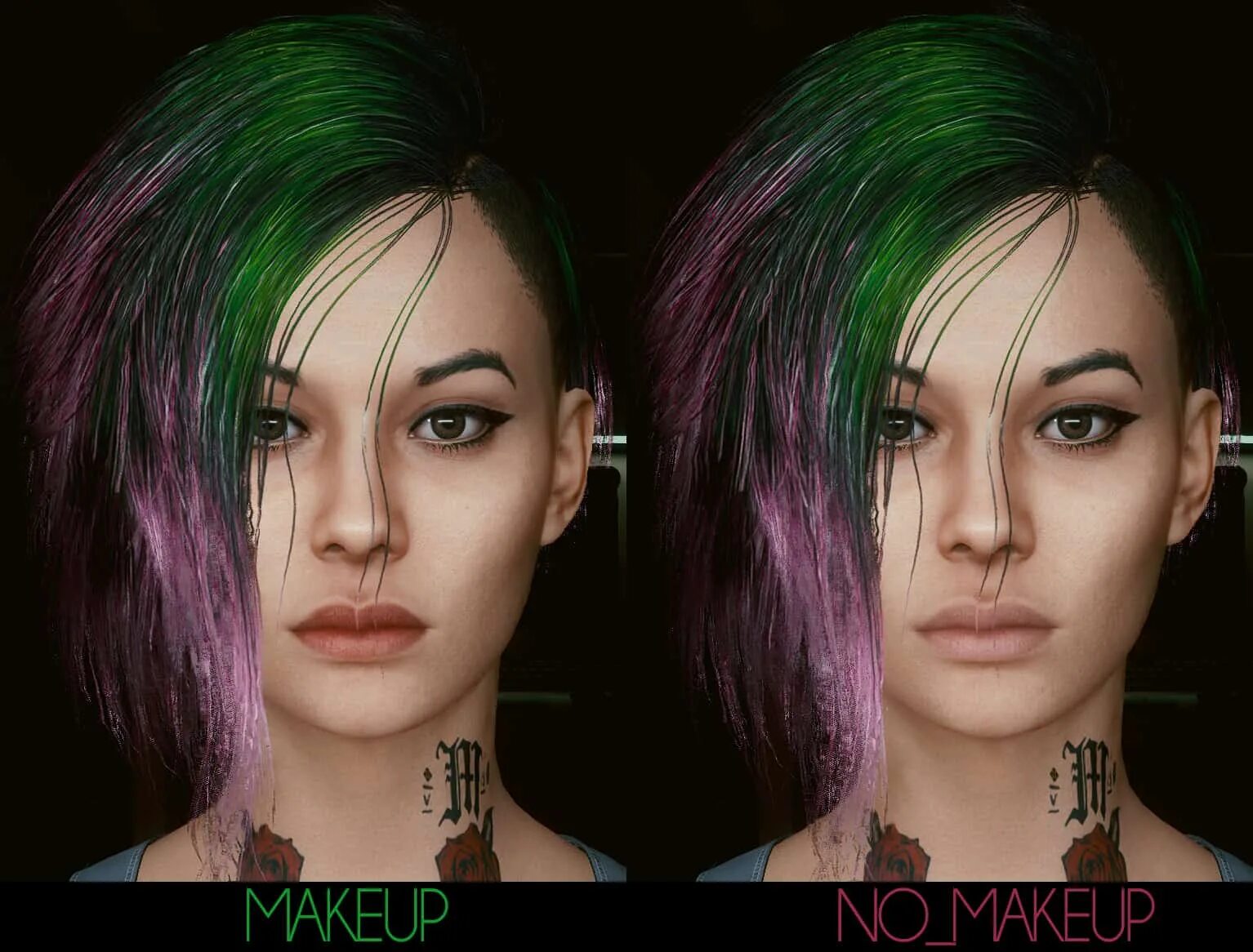 Прически в стиле киберпанк женские Collection Of Cyberpunk Hair Colors - Cyberpunk 2077 Mod 73A