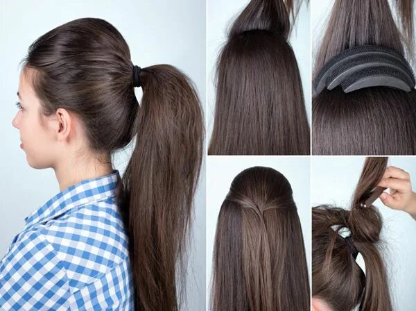 Прически верх как сделать Classy Ponytail Girls school hairstyles, Small hair style girl, Girls hairstyles