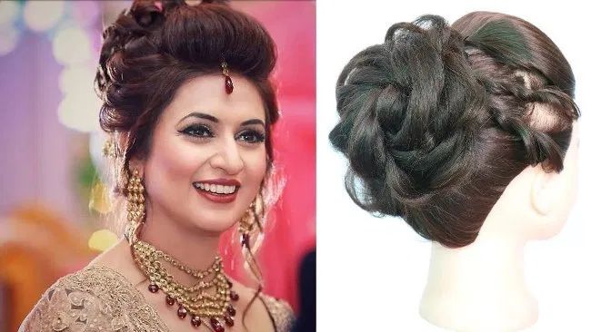 Прически видел Pin on Saree Hairstyle for Engagement Easy bun hairstyles, Bun hairstyles, Messy