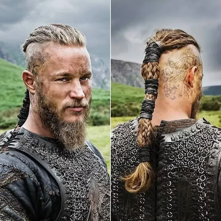 Прически викингов Coiffure viking facile : apprenez comment ressembler à Lagertha et Ragnar en 2 t