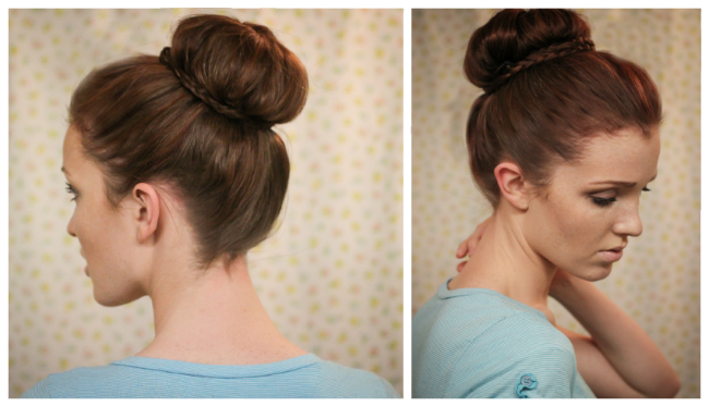 Прически волос гульки The Freckled Fox : Hair Tutorial: The 'Sleeker' Sock Bun Hair tutorial, Hair bun