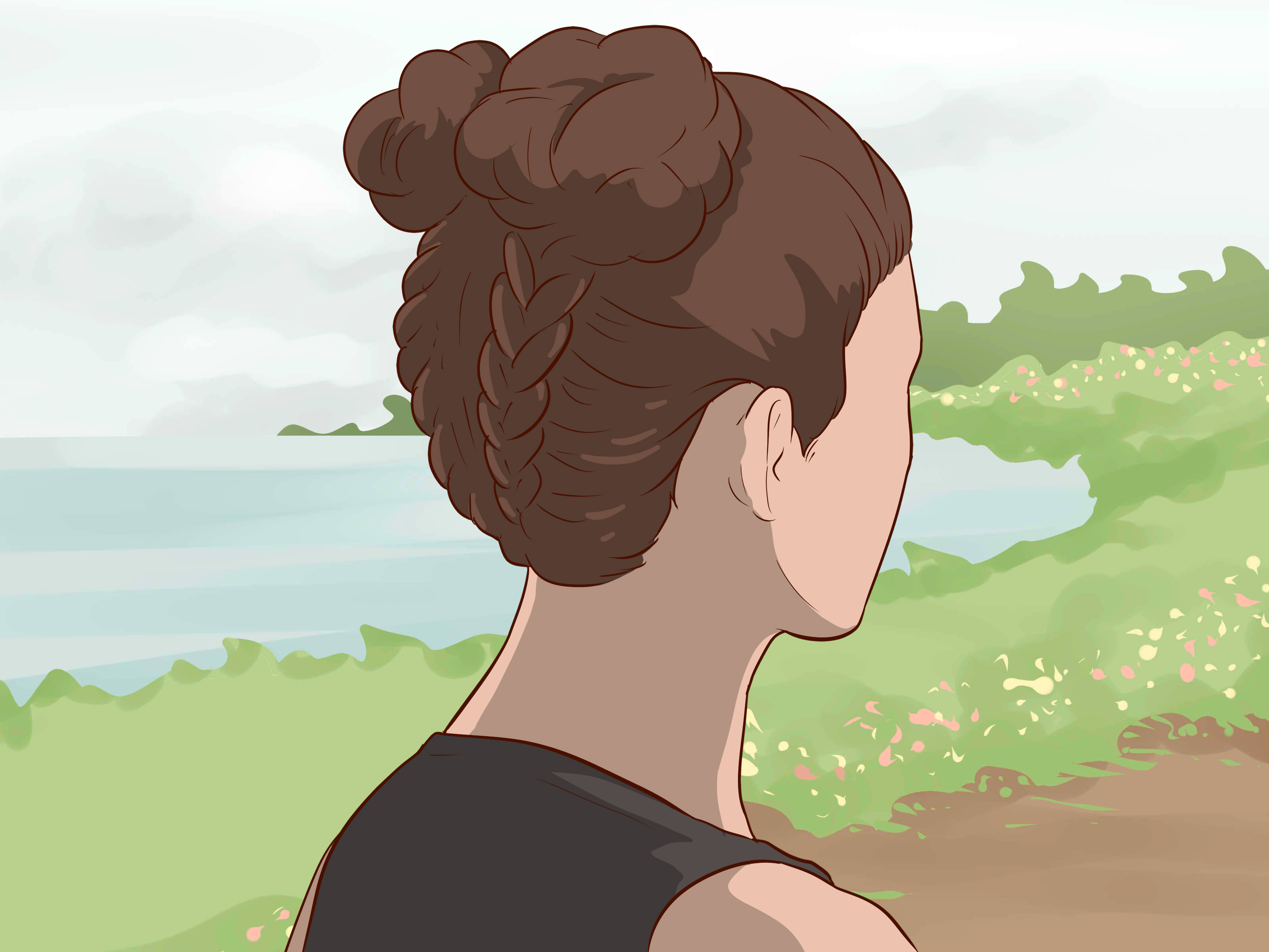 Прически все мечтают Spacebuns maken met kort haar - wikiHow