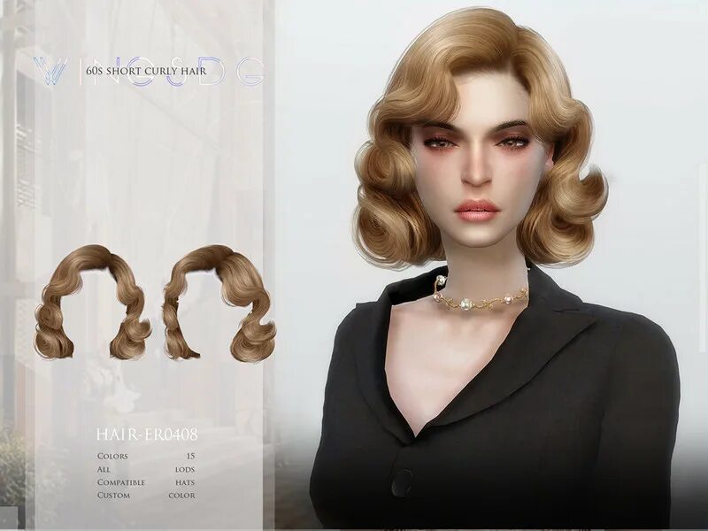 Butterflysims: Skysims Hair 173 - Sims 4 Hairs Sims 4