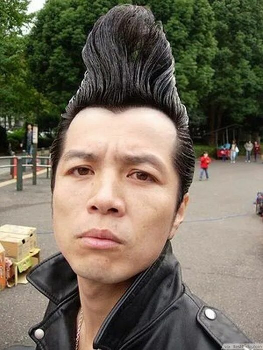 Прически японцев мужские 10 Badass Punk Hairstyles For Men In 2016 BestPickr in 2019 Rockabilly hair, Pom