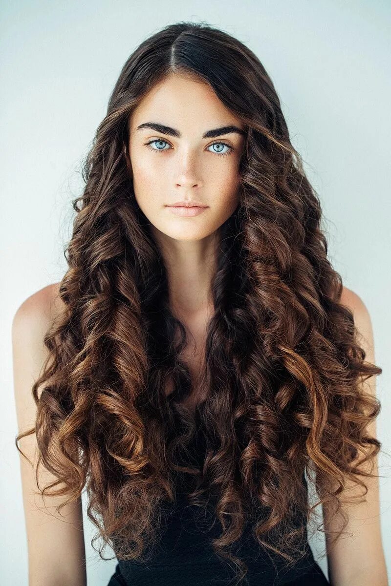 Прически завитыми волосами длинные волосы 30 Curly Hairstyles That You Want To Copy Casual hairstyles for long hair, Curls