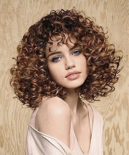 Прически завивки на средние волосы фото DEVON - CURLY CURLS Curly hair styles naturally, Curly hair styles, Permed hairs