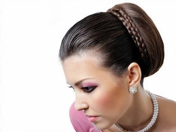 Прически женские гладкие 1950s hairstyles for long hair Hair styles, Braided bun hairstyles, 1950s hairst