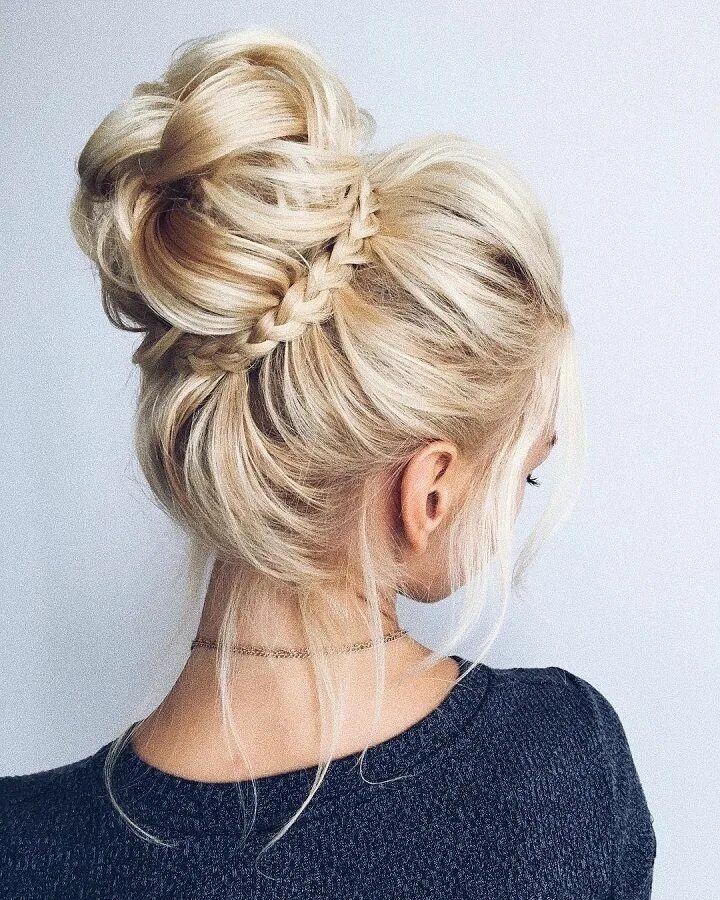 Прически женские легкие красивые Beautiful updo hairstyle to inspire your big day Long hair styles, Updos for med