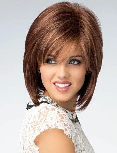 Прически женские на средние Rene of Paris CAMERON Wig Hairstyles for thin hair, Hair cuts, Short hair wigs