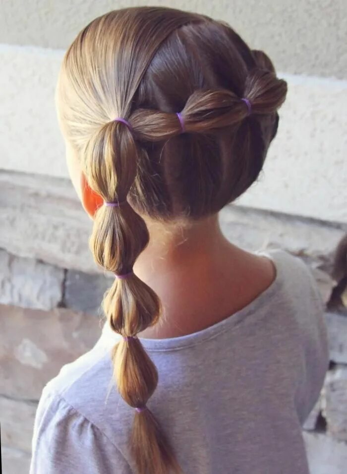 63 детские прически на выпускной в детский сад Kids hairstyles, Flower girl hair