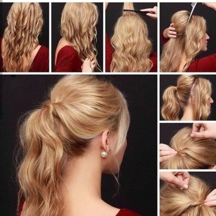 Прическу на работу легкая на длинные Pin by Selena on Amazing Hairstyles Ponytail hairstyles, Stylish ponytail, Secon