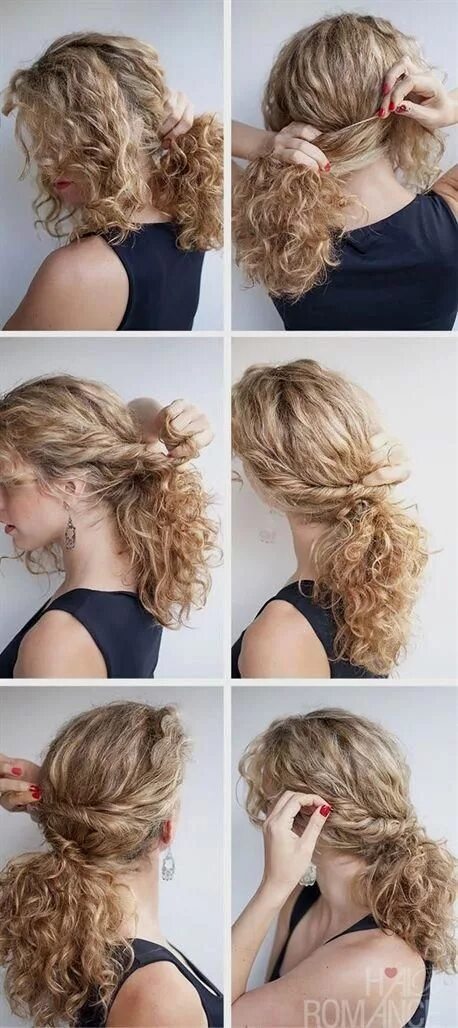 Прическу сделать красивую на кудрявые волосы 21 Reasons Ponytails Are The Best Hairstyle Ever Invented Updo hairstyles tutori