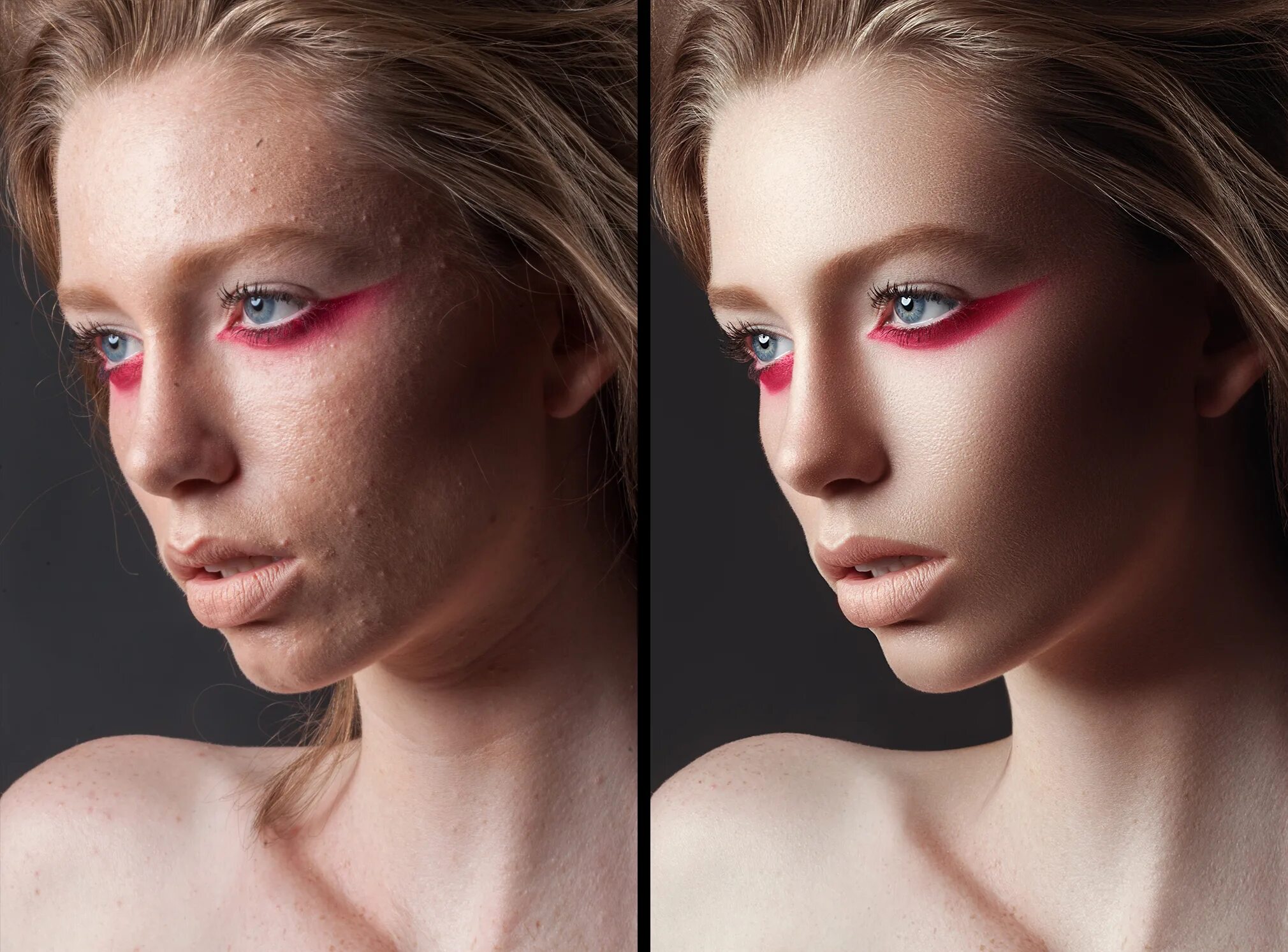 Приделать лицо к фото Make up + Before After :: Behance