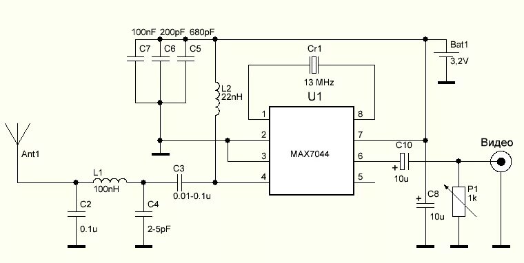 Модуль 433.92MHz передатчик + сверхрегенеративный приемник - купить Харьков Укра