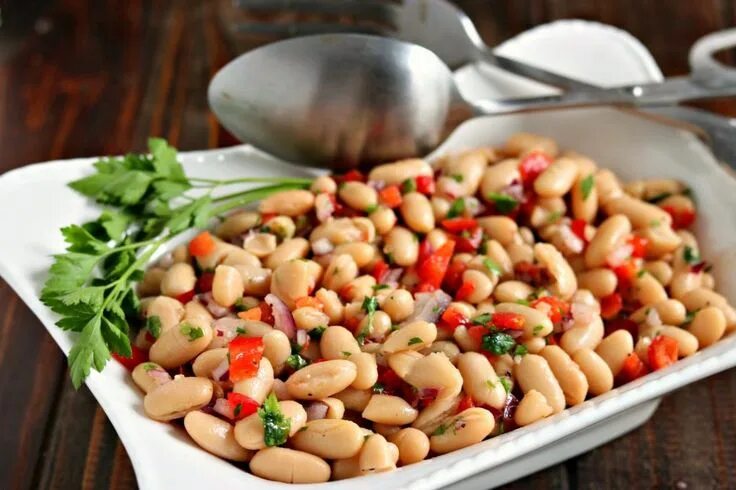 Приготовить бобы рецепты с фото Served chilled or at room temperature, this Summery White Bean Salad is great to