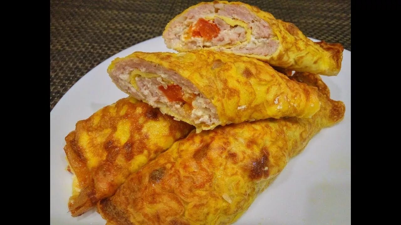 Приготовить бризоль из фарша с фото пошагово Вкуснотень на Ужин в Духовке/Ленивые Бризоли с Фаршем - YouTube