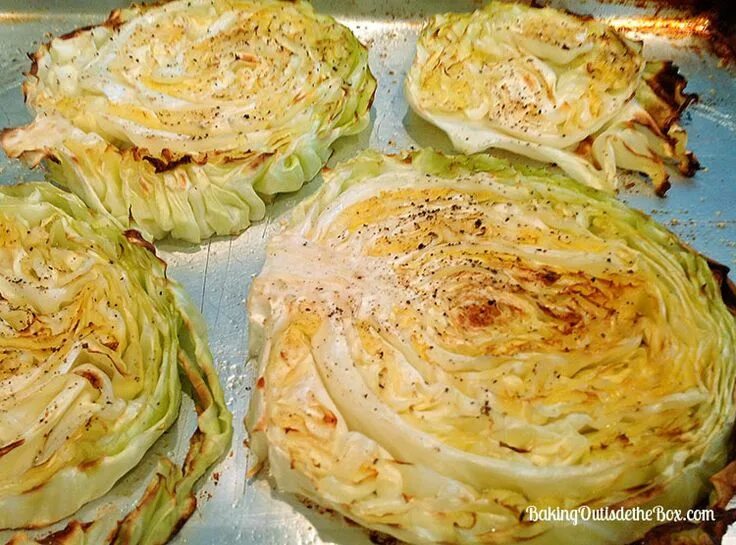 Приготовить из капусты с фото Cabbage Steaks Recipe Grilled or Baked Cabbage steaks recipe, Cabbage steaks, Ba