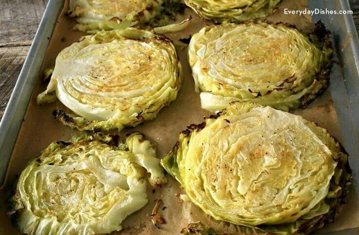 Приготовить из капусты с фото Pin by Kyla Hagood on Veggie Recipes Cabbage steaks, Recipes, Cabbage steaks rec