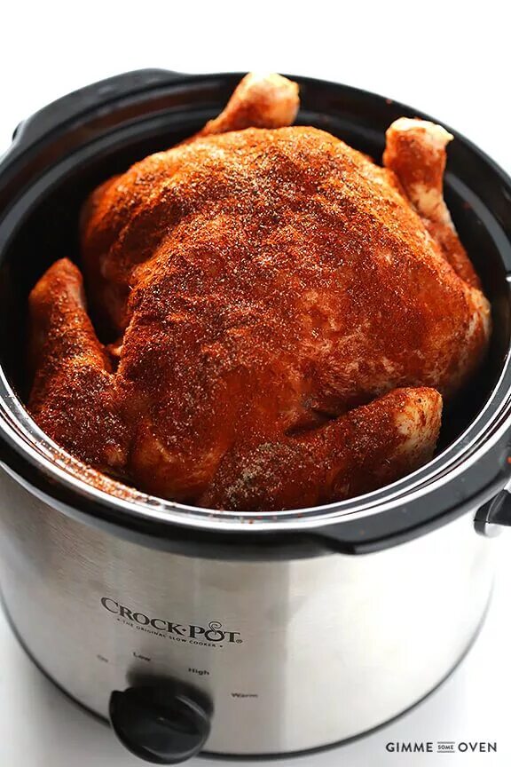 Приготовить курицу в мультиварке фото Slow Cooker "Rotisserie" Chicken Recipe Chicken crockpot recipes, Recipes, Slow 