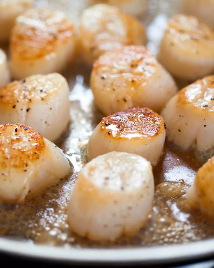 Приготовить морские гребешки фото You Only Need 10 Minutes to Sear Perfect Scallops on the Stove Recipe How to coo