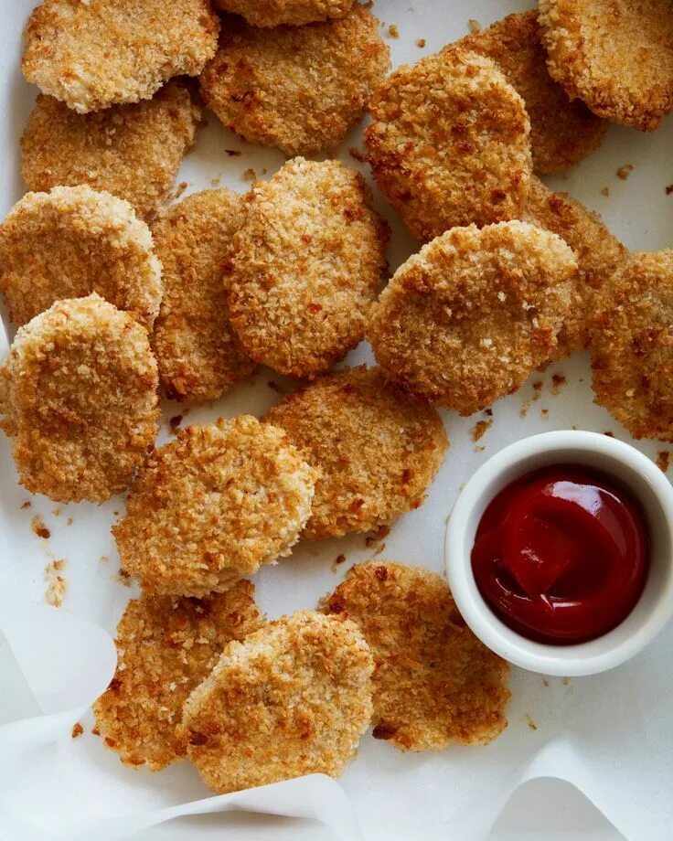 Приготовить наггетсы в домашних условиях фото Easy Chicken Nuggets (Bake or Air Fry!) - Weelicious Recipe Food processor recip