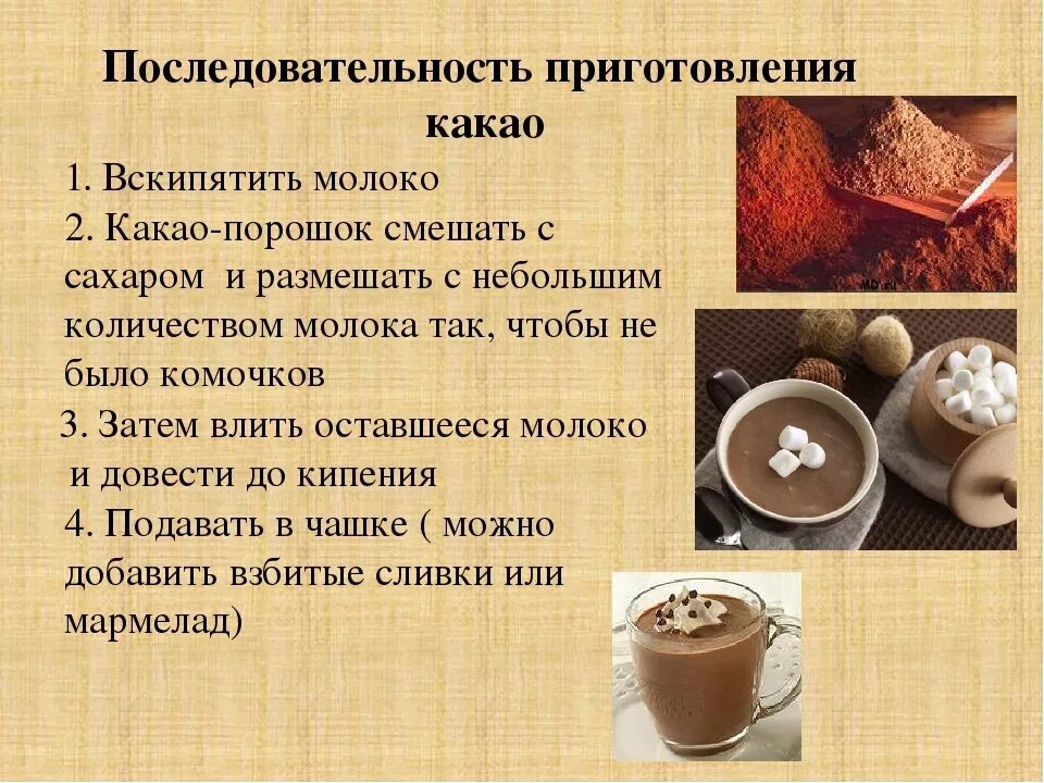 Приготовление какао фото Домашнее какао рецепт CoffMachines.ru