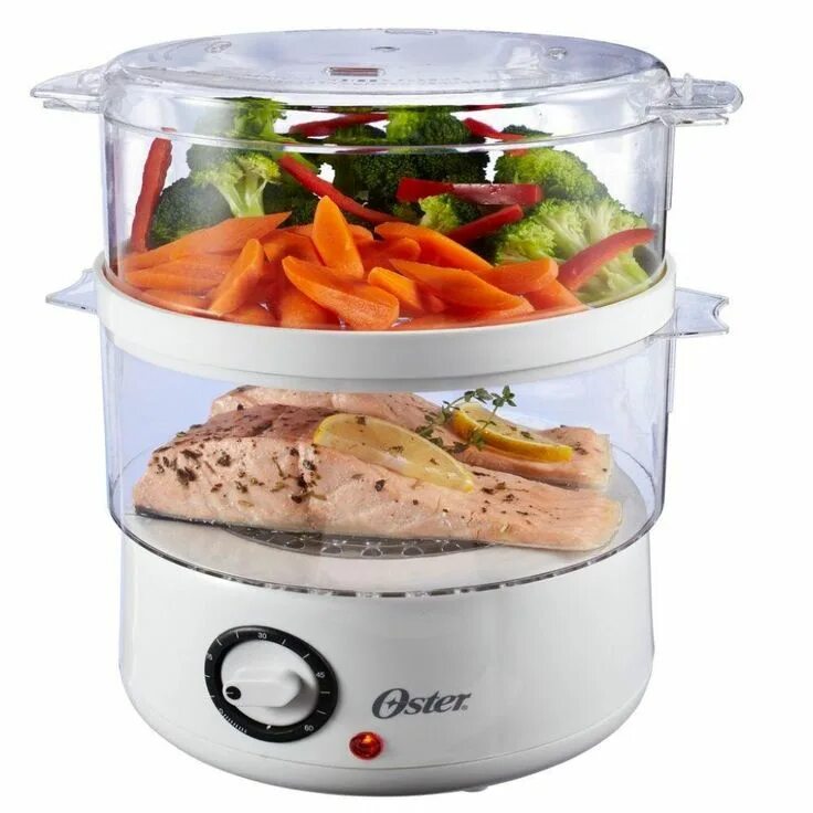 Приготовление на пару фото Oster Double Tiered Food Steamer So You Can Cook Foods Separately - NextInGifts 